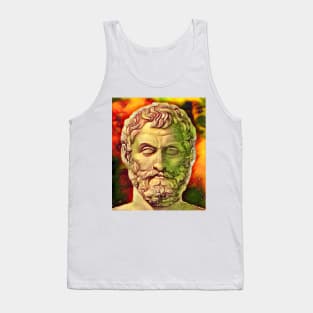 Thales of Miletus Snow Portrait | Thales of Miletus Artwork 15 Tank Top